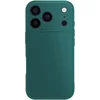Image de Avizar Hoesje Geschikt voor Apple iPhone 17 Pro Max Matte Afwerking Compatibel Draadloos Opladen Qi, Donkergroen