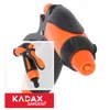 Image de KADAX Irrigatiedouche, reinigingsspuit van kunststof, verstelbare tuindouche, antislip handdouche voor tuinirrigatie en autowassen, robuuste tuinsproeikop (3 sproeistanden)
