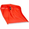 Image de KADAX Oranje sneeuwschep, sneeuwschep zonder steel, sneeuwschuiver, sneeuwruimer met aluminium rand, kunststof sneeuwschep, sneeuwschep (1, breedte: 46,5 cm)