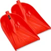 Image de KADAX Oranje sneeuwschuiver, sneeuwschuiver zonder steel, sneeuwschuiver, sneeuwschuiver met aluminium rand, kunststof sneeuwschuiver, sneeuwschuiver (2, breedte: 46,5 cm)