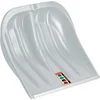 Image de KADAX Sneeuwspade, 49 cm breed, sneeuwschep zonder steel, sneeuwschuiver, sneeuwruimer, kunststof sneeuwschop, sneeuwschuip (1, zilver met aluminium rand)