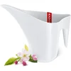 Image de KADAX Gieter, 1,2 l bloemgieter, langhals gieter van kunststof, kan voor kamerplanten, gieter, tuingieter, bloembewateringsketel (wit)
