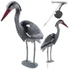 Image de KADAX Grijze reiger, reigerverschrikker van kunststof, staand decoratief figuur, bescherming tegen visreiger, vogelverschrikker, vogelverschrikker, vogelafweer voor tuin, vijver (70 cm)