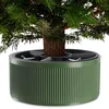 Image de KADAX Kerstboomstandaard, van gerecycled kunststof, dennenboomstandaard voor een echte boom (boomhoogte tot 150 cm, groen)