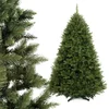 Image de Kadax Kunstkerstboom, 180 cm, dennenboom van pvc-folie, natuurgetrouwe kerstboom, kunstdennenboom met stevige plastic standaard, duurzame kunstdennen, Hanna, 180 cm