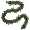 Image de KADAX Kerstslinger, decoratieve slinger voor trappen en open haard, 260 cm lange dennenslinger, kunstdennenslinger van pvc-folie, kerstdecoratie (blikjes)