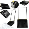 Image de KADAX Sneeuwruimer, grote sneeuwschop, sneeuwschuip met ergonomische metalen handgreep, kunststof blad met aluminium beslag, sneeuwkuip (zwart/74 cm breed)