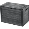 Image de KADAX Tuinkist, opbergdoos van kunststof, tuinkist voor het opbergen van kussens, kinderspeelgoed en zitkussens, tuinbox voor tuin en terras (190 l, antraciet)