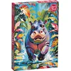 Image de Happy Hippo Puzzel 500 Stukjes
