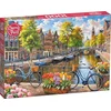 Image de Amsterdam Tulips Puzzel 1000 Stukjes