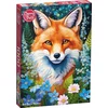 Image de Red Fox in Flowers Puzzel 1000 Stukjes