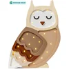 Image de Little Lights kinderlamp uil, beige