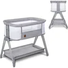 Image de Lionelo Luna   2-in-1 Babybedje & Co-Sleeper   Geboorte tot 9 kg   7 Hoogtestanden   Kantelbaar Matras   Mesh Zijkanten   Wielen met Blokkade   Wasbare Hoes   Inclusief Opbergmand