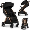 Image de Lionelo Ingrid Buggy - Kinderwagen tot 22 kg - Auto-Folding Systeem - 360° EVA Wielen - XXL Luifel met UPF50+ - Verstelbare Rugleuning en Voetsteun - Panoramisch Ventilatiepaneel - Bekerhouder en Mand