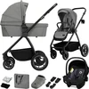 Image de Lionelo Meril 3in1 Kinderwagen - Buggy   XL Reiswieg, Wandelwagen & ADAC-gecertificeerd Autostoeltje   All-Terrain Wielen   Compleet Accessoireset   UPF50+