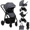 Image de Lionelo Amber Plus 3-in-1 Kinderwagen   Reiswieg, Wandelwagen & Autostoeltje   XXL Ventilatie   All-Terrain Wielen   UPF50+   Universele Adapters   Premium Stoffen   Vanaf Geboorte tot 4 Jaar