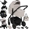 Image de Lionelo Amber Plus 3-in-1 - Kinderwagen - Reiswieg - Autostoeltje - XXL Ventilatie