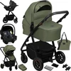 Image de Lionelo Amber Plus 3-in-1 - Kinderwagen - Reiswieg - Autostoeltje - XXL Ventilatie