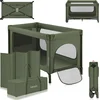 Image de Lionelo Jasmin Easy Fold Campingbedje   Snel opvouwbaar systeem   2 matrashoogtes (T25)   Zijdeur met rits   Gaaswanden   2 wielen met rem   Stalen frame   Reistas inbegrepen   0-36 maanden   Reisbedje met zijvak   Compact & draagbaar