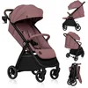 Image de Lionelo Ingrid Buggy - Kinderwagen tot 22 kg - Auto-Folding Systeem - 360° EVA Wielen - XXL Luifel met UPF50+ - Verstelbare Rugleuning en Voetsteun - Panoramisch Ventilatiepaneel - Bekerhouder en Mand