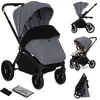 Image de Lionelo Mika Plus Kinderwagen - All-Terrain Wielen - Lichtgewicht - Verstelbare Zitting - XXL Kap met UPF 50+ - Compact Opvouwbaar - Inclusief Accessoires