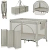 Image de Lionelo Laura - Compact 3 in 1 Campingbedje, Box & Babybed - Lichtgewicht - 2 Hoogtes - Wielen met Rem - Gaas Zijpanelen & Peuter Ingang - Inclusief Draagtas & Opbergzak - Reisbedje