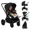 Image de Lionelo Mika Plus - Kinderwagen 2in1 - XXL SET - Veelzijdig en jaarrond - Grote wielen - tot 22kg - Bediening met een hand - Voor alle soorten terrein - Accessoireset