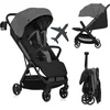 Image de Lionelo Julie Air - Ultralichte Buggy - Reisbuggy - Auto-Folding & Compact - Slechts 7,5 kg - Reizen & Handbagage - Verstelbare Rugleuning tot Ligstand - XXL Zonnescherm met UPF50+ - Onderhoudsvrije Wielen - Vanaf 6 Maanden tot 22 kg - Kinderwagen