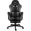 Image de Huzaro Force 4.7 Grey Mesh   Luxe Gamingstoel met Voetsteun en Ergonomisch Design