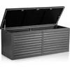 Image de Kussenbox - opbergbox tuin - 143x57x53,5 cm - 390 liter - zwart