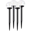 Image de Solar Lamp Transparante Bol 4 stuks Illumen LS-103