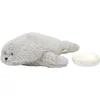 Image de Moonie The Humming Seal Slaapknuffel - Gray