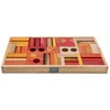 Image de Warme blokken 54 stuks hout montessori Wooden Story