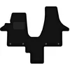 Image de Bestuurdersmat zwart voor: VW Transporter T5 Caravelle 2-zits (2003-2015)