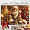 Image de Houten Kerstpuzzel 505 Stukjes: Kerstman & Konijntjes met Figuren