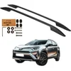 Image de Dakrails voor TOYOTA RAV4 SUV van 2013 tot 2019, zwart, massief aluminium.