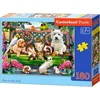 Image de CASTORLAND Puzzle 180el. Huisdieren in het park