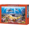 Image de Castorland Dolphins Underwater   Puzzel   500 stukjes   Satijnen afwerking   Perfecte pasvorm   Europese kwaliteit