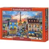 Image de Castorland Streets of Paris   Puzzel   500 stukjes   Satijnen afwerking   Perfecte pasvorm   Europese kwaliteit