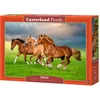 Image de Castorland Horses in Spring Rush   Puzzel   500 stukjes   Satijnen afwerking   Perfecte pasvorm   Europese kwaliteit