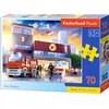 Image de Castorland Fire Station   Puzzel   70 stukjes   Brandweer   Premium kwaliteit