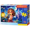 Image de Puzzle 70 Princess with Owl B-070190 - Puzzel 70 Princess with Owl B-070190