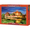 Image de Castorland Malbork Castle Poland   Puzzel   1.000 stukjes   Satijnen afwerking   Perfecte pasvorm   Europese kwaliteit