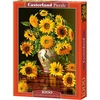 Image de Castorland Sunflowers in a Peacock Vase   Puzzel   1.000 stukjes   Satijnen afwerking   Perfecte pasvorm   Europese kwaliteit