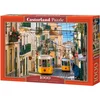 Image de Castorland Lisbon Trams, Portugal   Puzzel   1.000 stukjes   Satijnen afwerking   Perfecte pasvorm   Europese kwaliteit