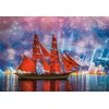 Image de Castorland Red Frigate   Puzzel   1.000 stukjes   Satijnen afwerking   Perfecte pasvorm   Europese kwaliteit