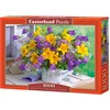 Image de Castorland Bouquet of Lilies and Bellflowers   Puzzel   1.000 stukjes   Satijnen afwerking   Perfecte pasvorm   Europese kwaliteit
