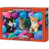 Image de Castorland Kittens in Yarn Store   Puzzel   1.000 stukjes   Satijnen afwerking   Perfecte pasvorm   Europese kwaliteit