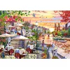 Image de Castorland puzzel Romantische Stad Zonsondergang - 1000 stukjes legpuzzel.