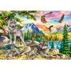 Image de Castorland puzzel legpuzzel Wolfsfamilie en adelaars - 1000 stukjes.